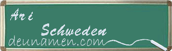 Ari Schweden Visitenkarte